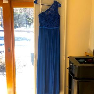 Blue David’s bridal dress